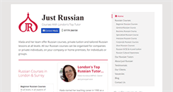 Desktop Screenshot of justrussian.com