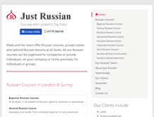 Tablet Screenshot of justrussian.com